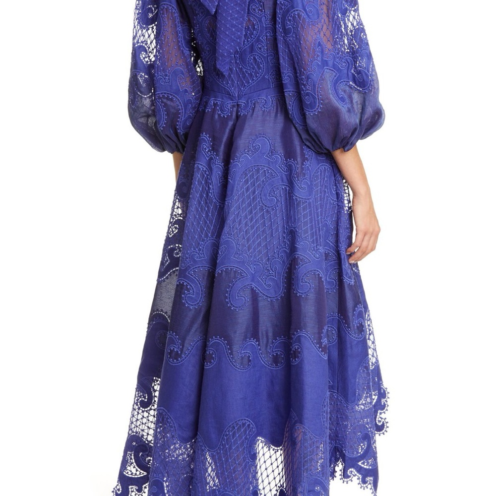ZIMMERMANN Brightside Knot Embroidered Gown - Picture 4 of 6